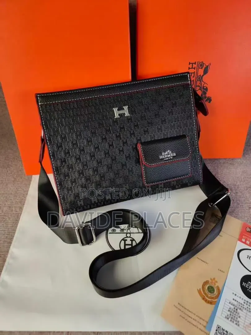 Quality Hermès Leather Crossbody Unisex Bag