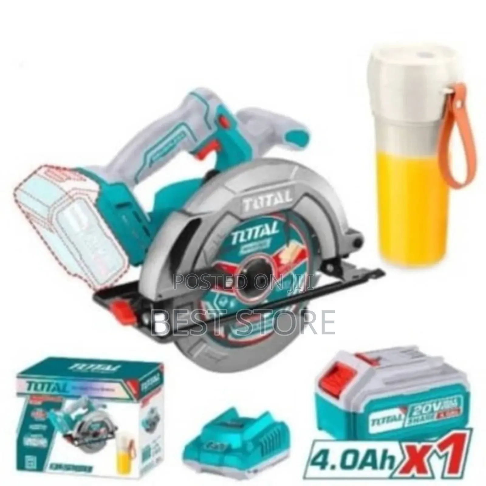 Total Cordless Circular Saw 185mm 20v