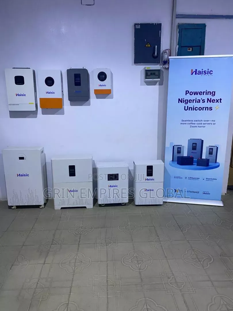 Haisic 1.5kva Hybrid Inverter + 4kwh Lithium Battery 12v All in One