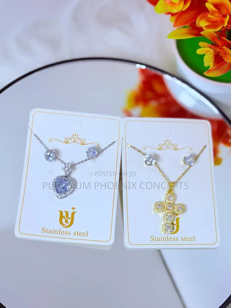Untarnished Earing and Neck Chain