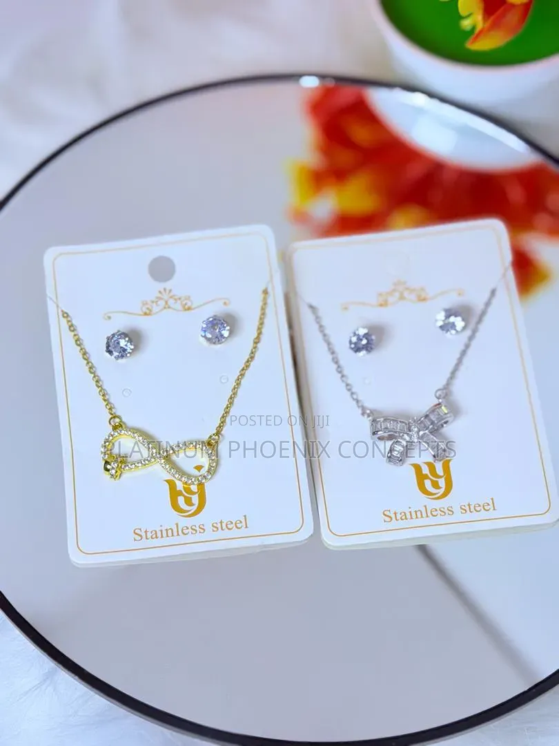 Untarnished Earing and Neck Chain