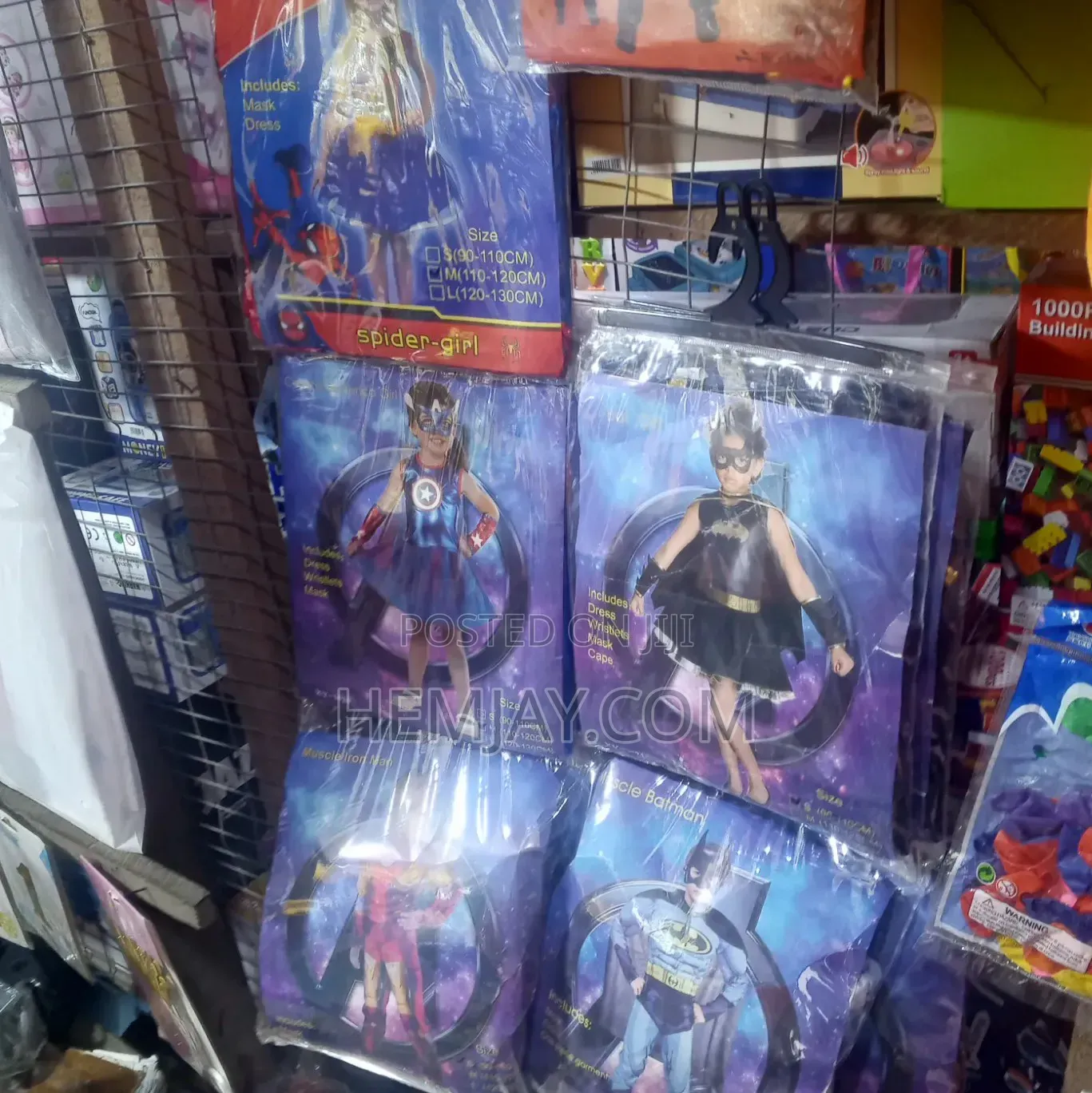 Superhero Kids Constume. ( Available in All Cartoon Hero Ages)