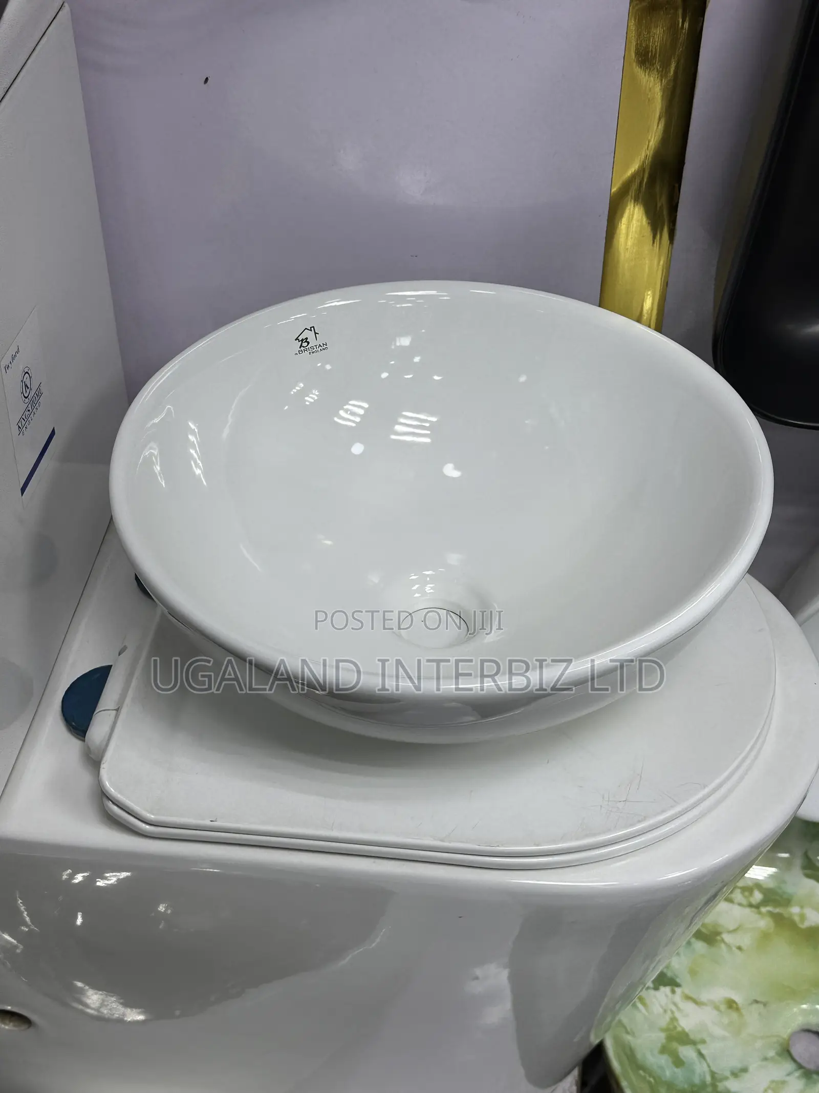 Bristan White Countertop Basin