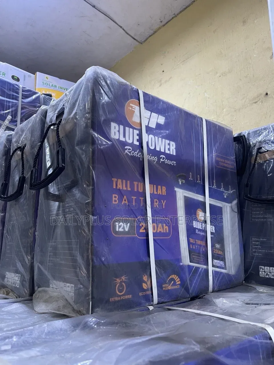 Blue Power 250ah 12v Tall Tubular Solar Battery