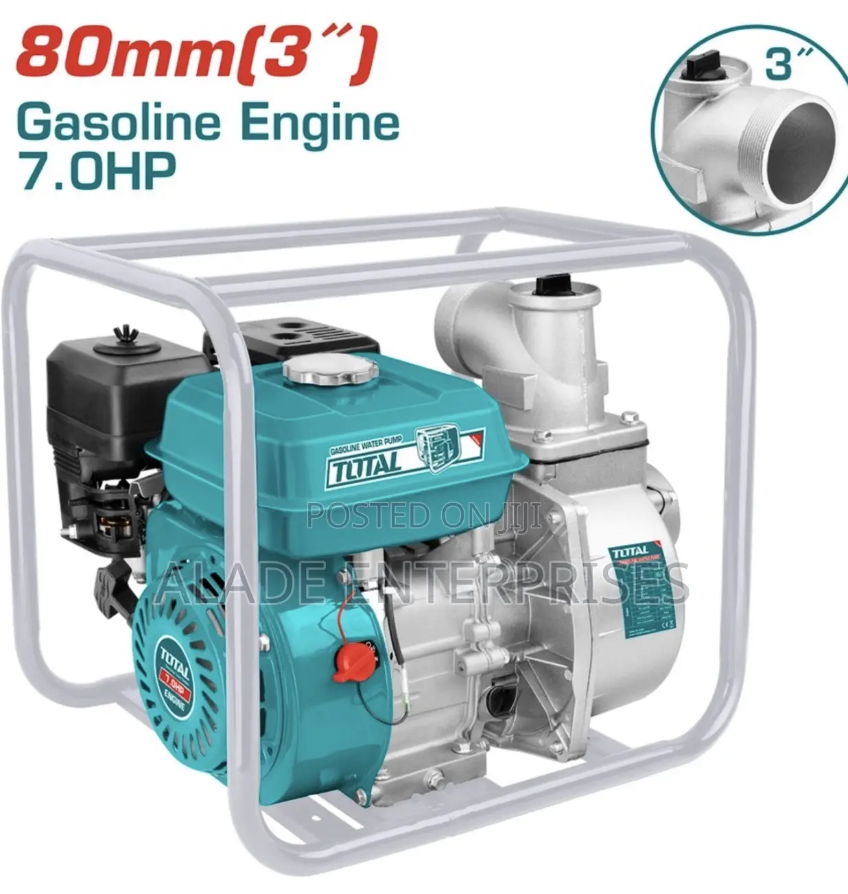 Total Gasoline Water Pump 3" 80mm