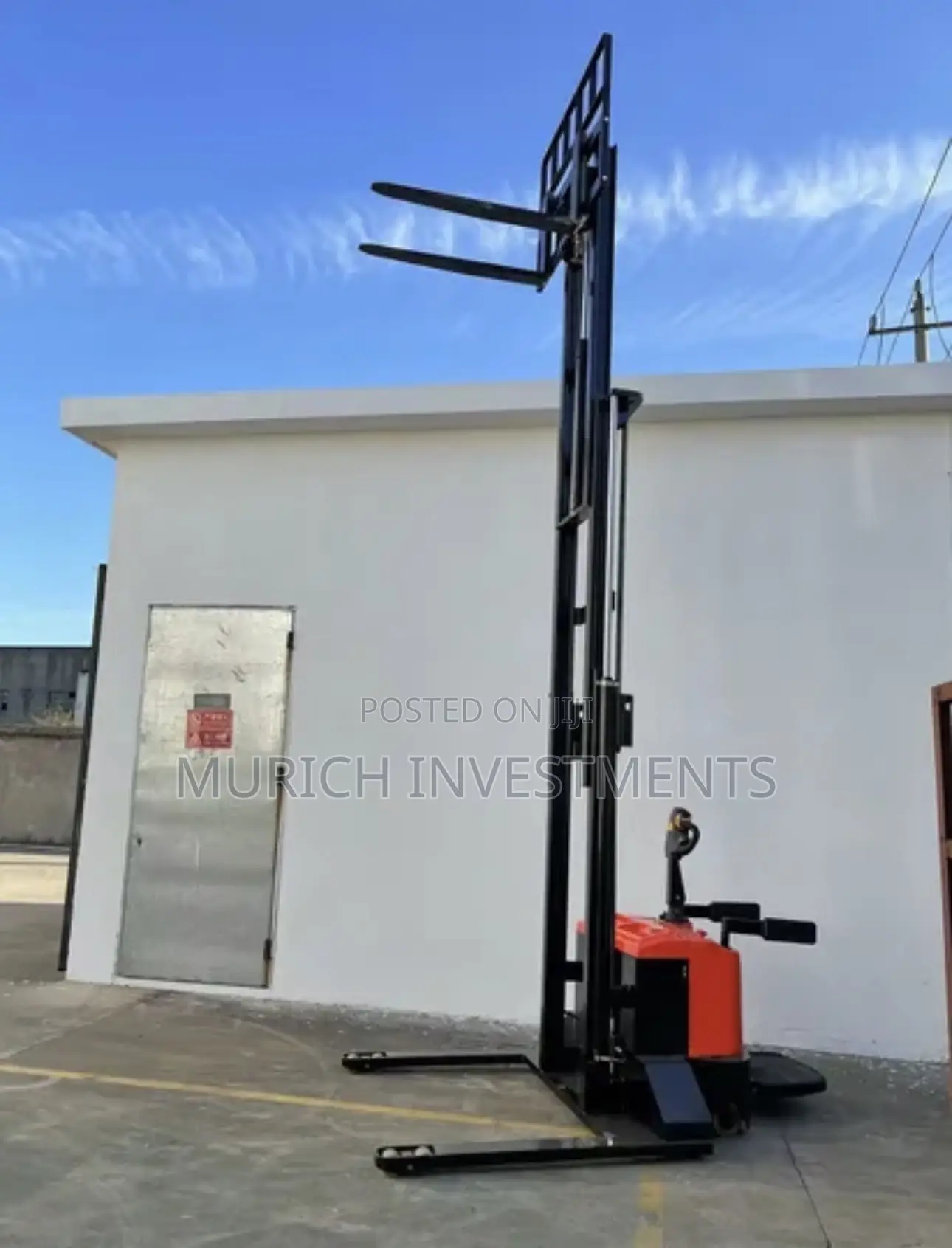 3t Full Electric Stacker 5 Meter Lift Height Warehouse Pallet Stacker