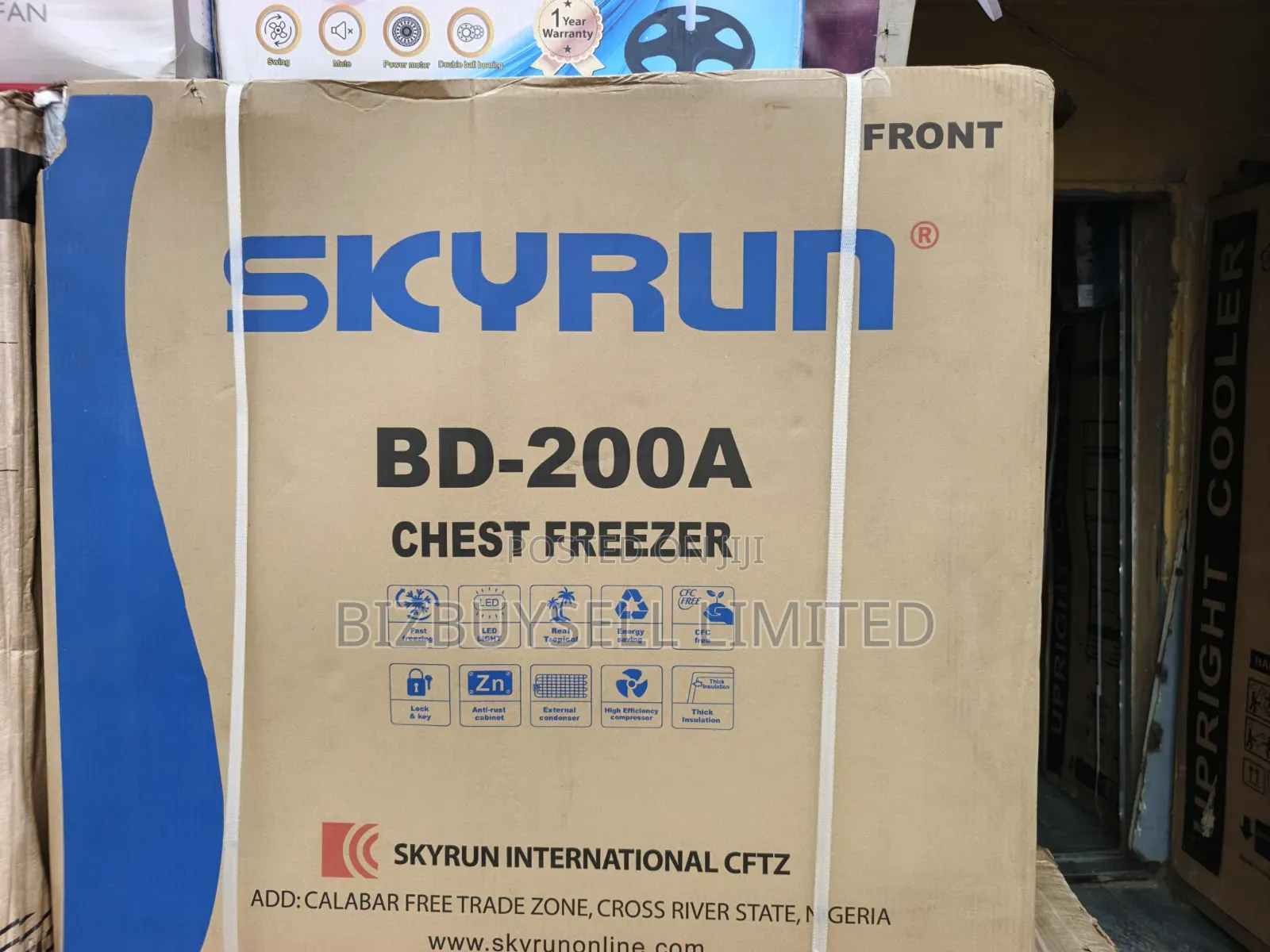 200l Skyrun Chest Freezer.