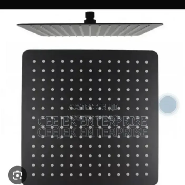 40x40 Black Shower Head
