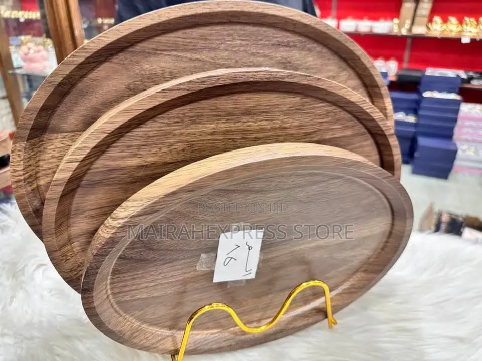 3in1 Polished Bamboo Serving Trays T361