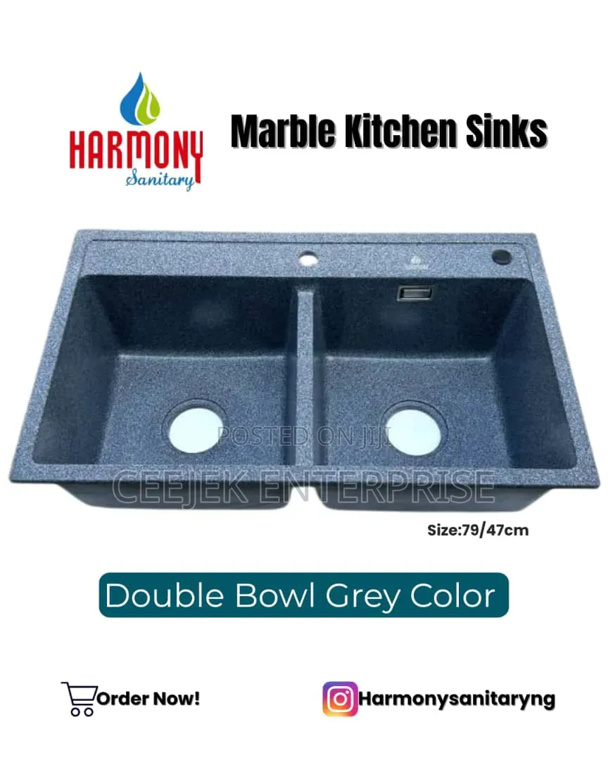 Double Wow Marble Sink