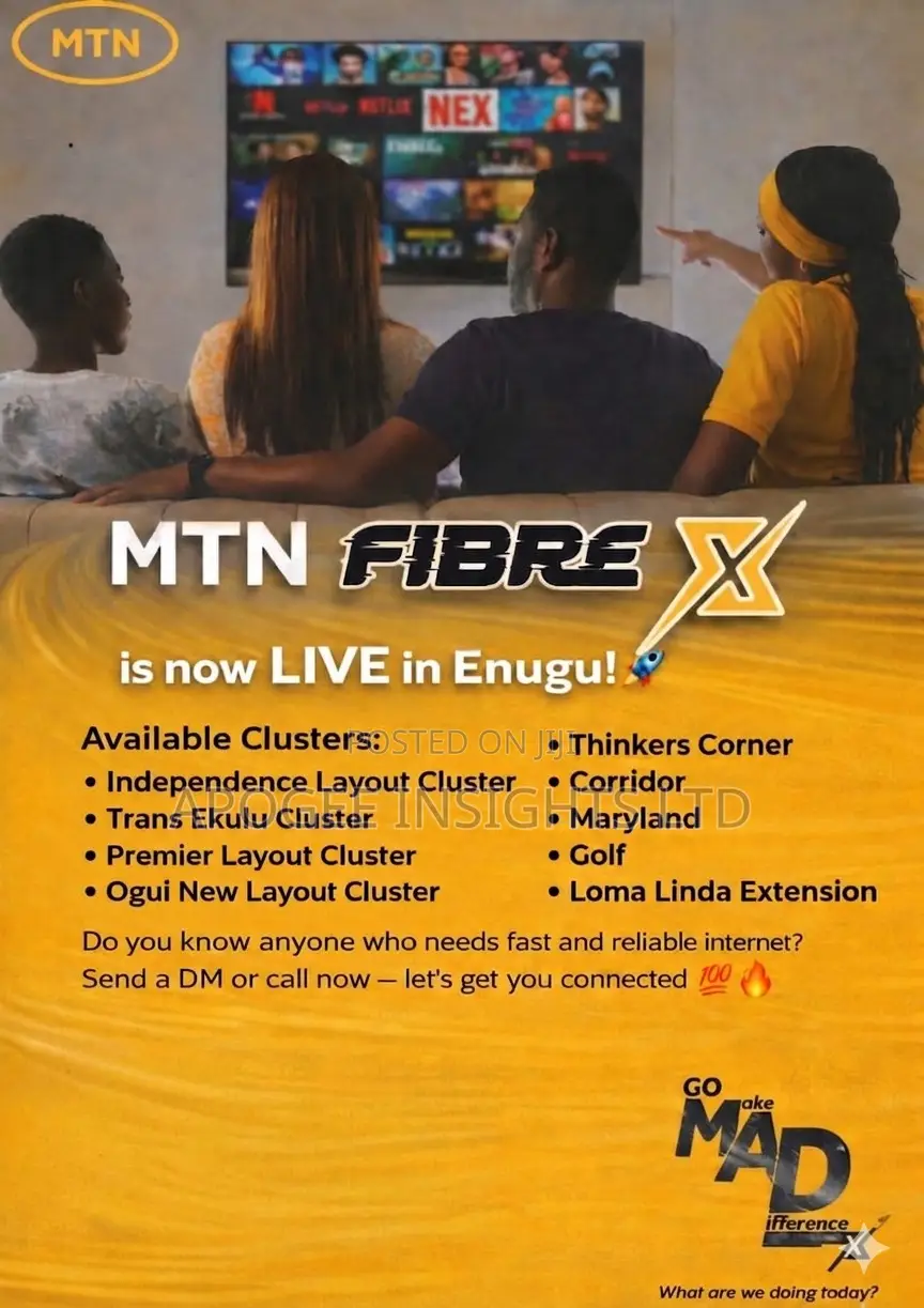 MTN Fibre X Unlimited Data With Free Router