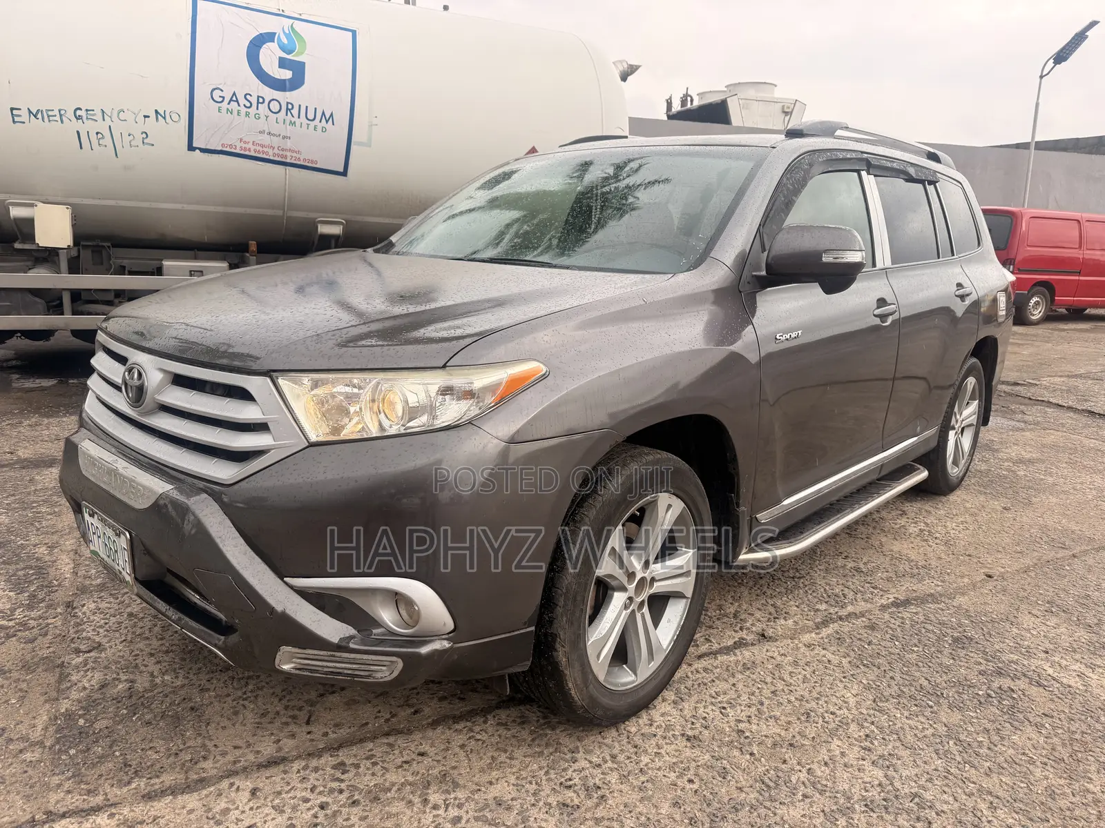 Toyota Highlander Sport 2008 Gray