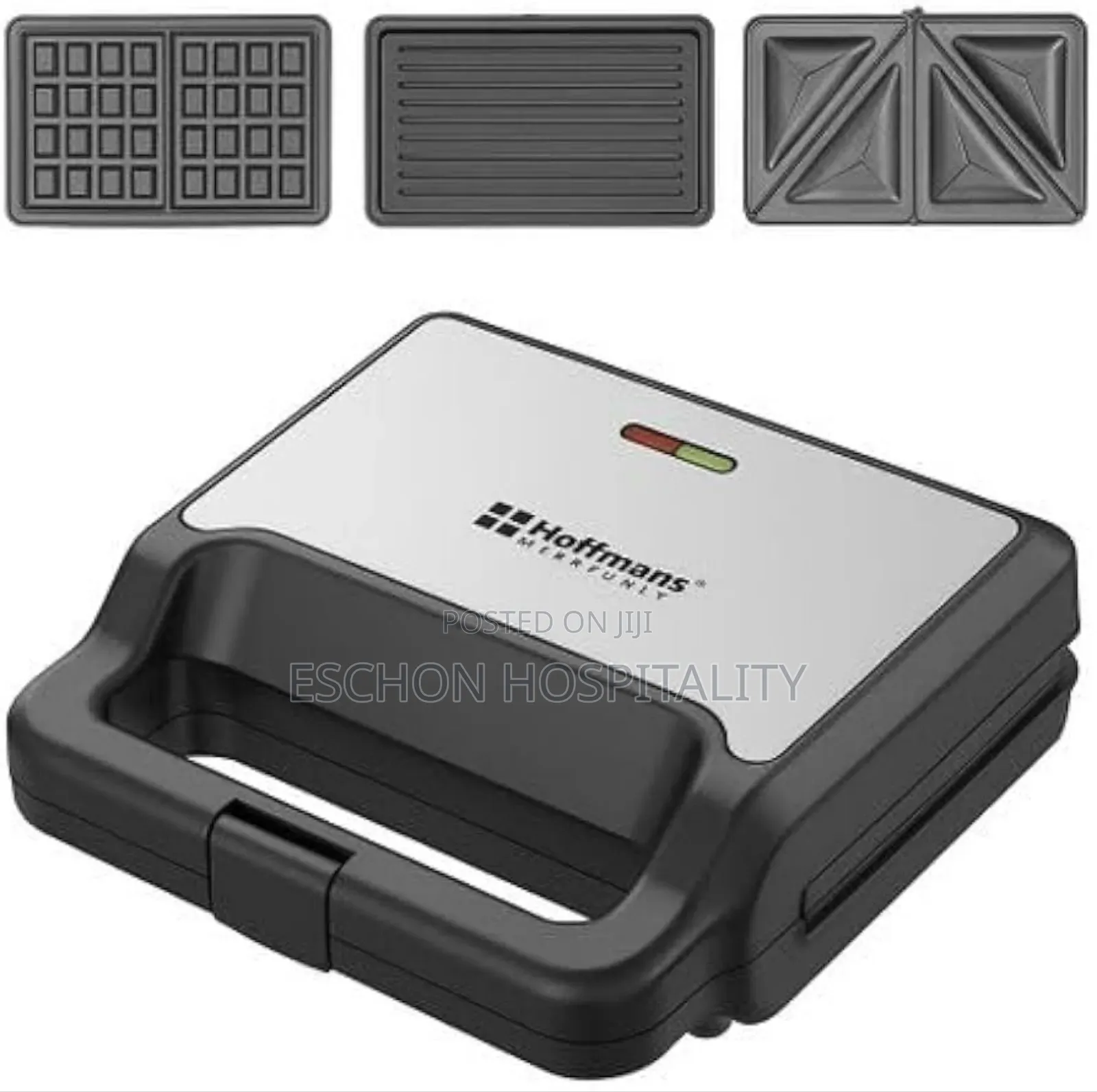 Hoffmans 3-in-1 Sandwich Maker, Waffle Iron Electric Grill | 800w