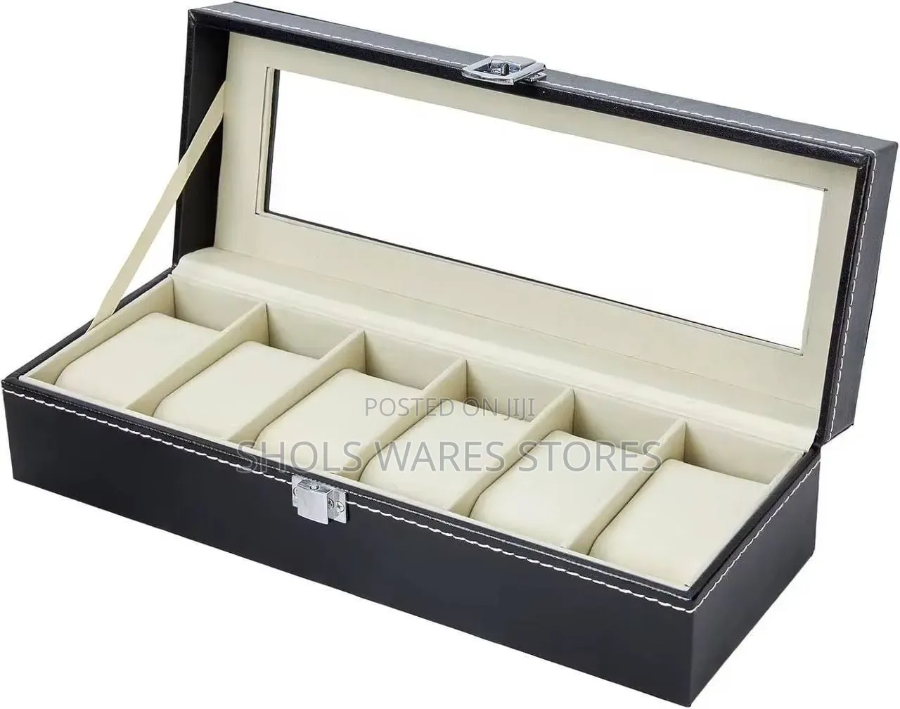 6-slot Watch Display Case | Luxury Watch Organizer Box
