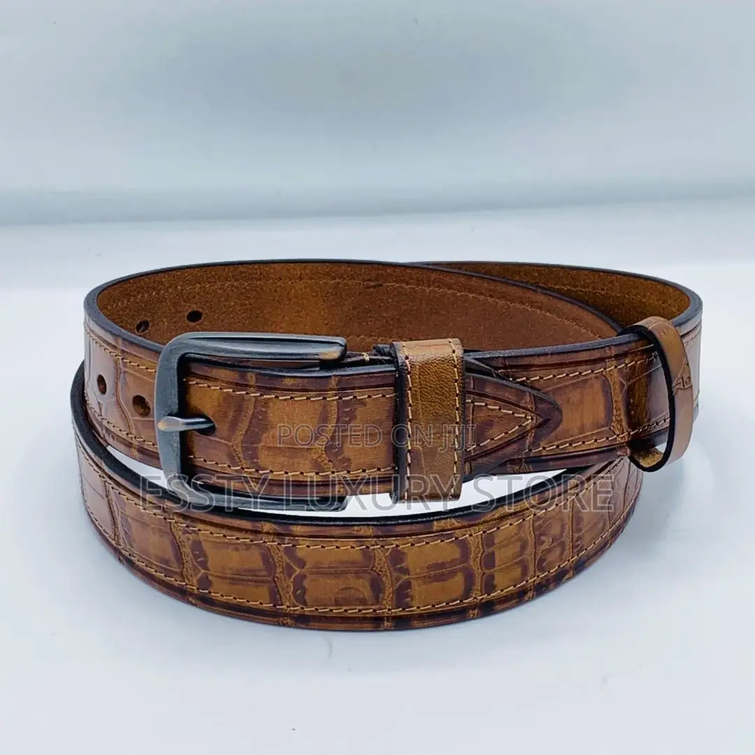 High Quality Scratch Resistant Pure Skin Leather Belts