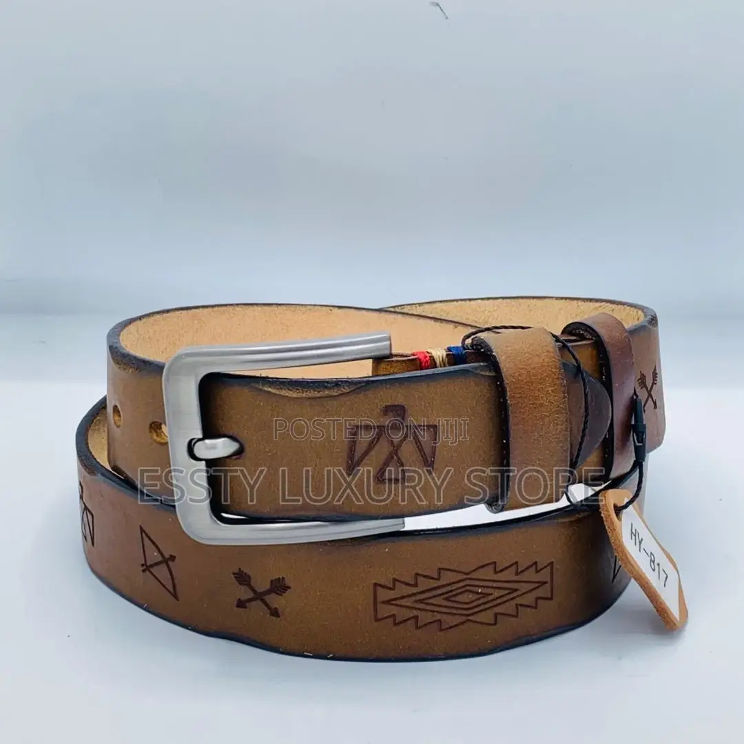 High Quality Scratch Resistant Pure Skin Leather Belts