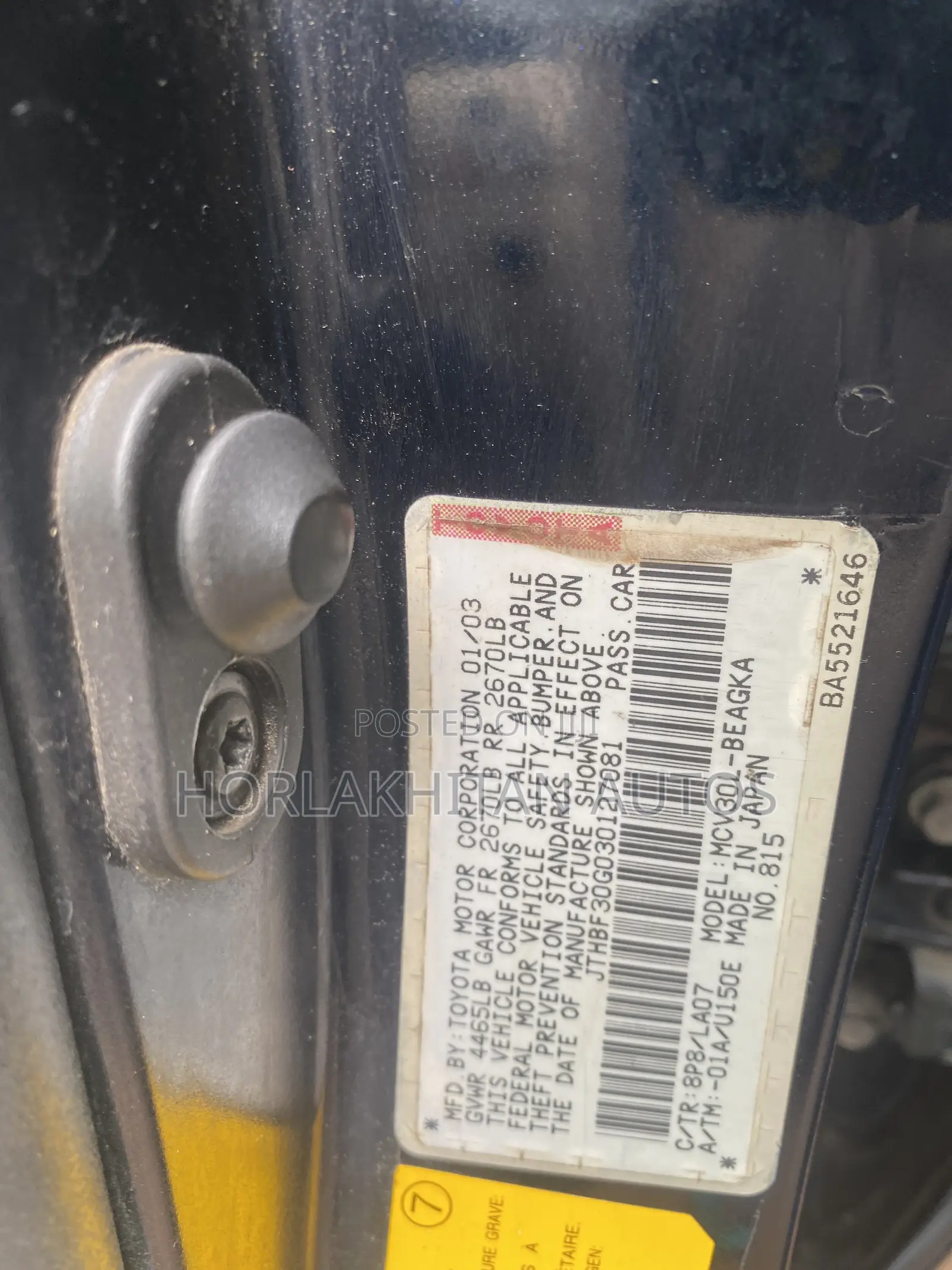 Lexus ES 330 Sedan 2004 Blue