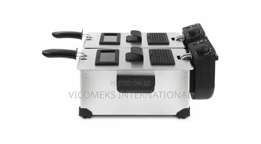 6l Dual Basket Deep Fryer 1800w Stainles