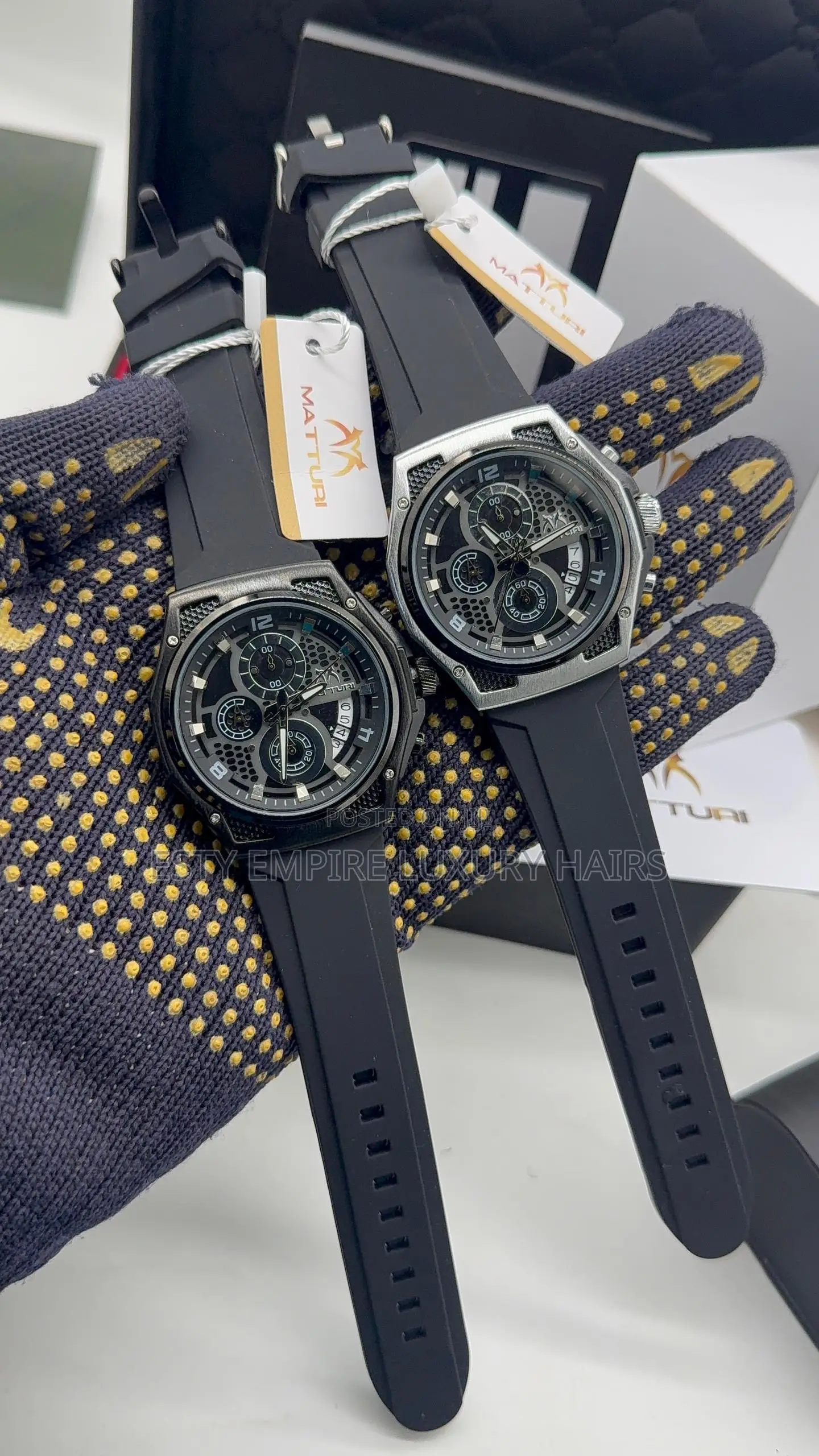 Quality Matturi Rubber Wristwatch