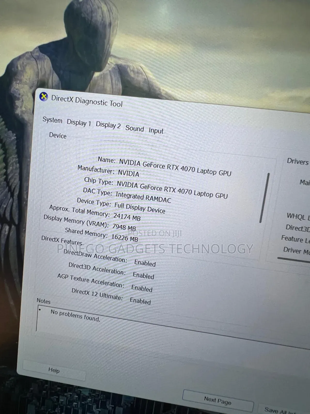 Laptop Dell G16 7630 32GB Intel Core i9 SSD 1T