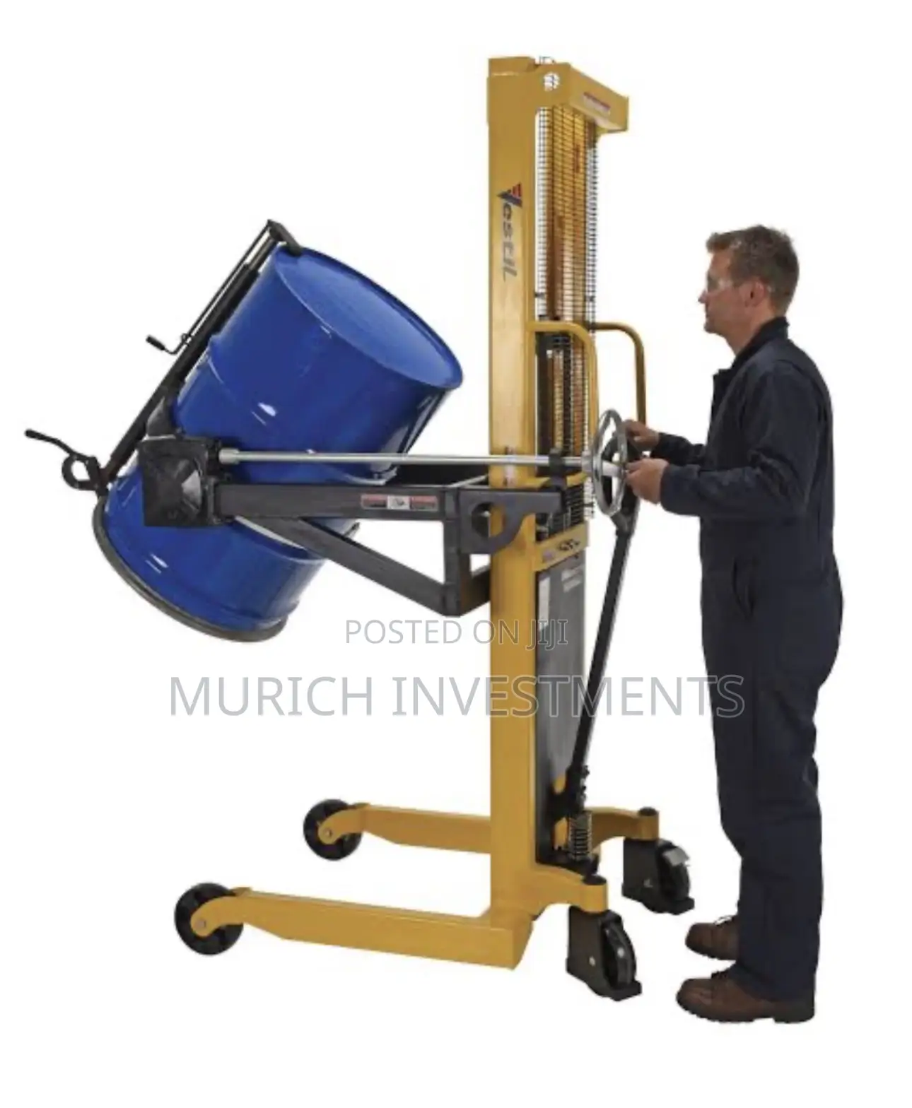 300kg Drum Lifter Stacker – 1.6m Lift Height