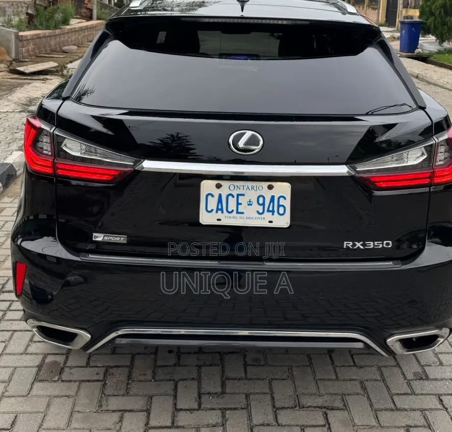 Lexus RX 350 F Sport AWD 2018 Black
