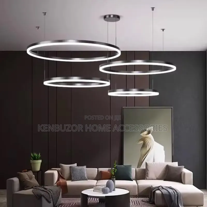800mm 4 Ring Modern Luxury Design Pendant Light Chandelier