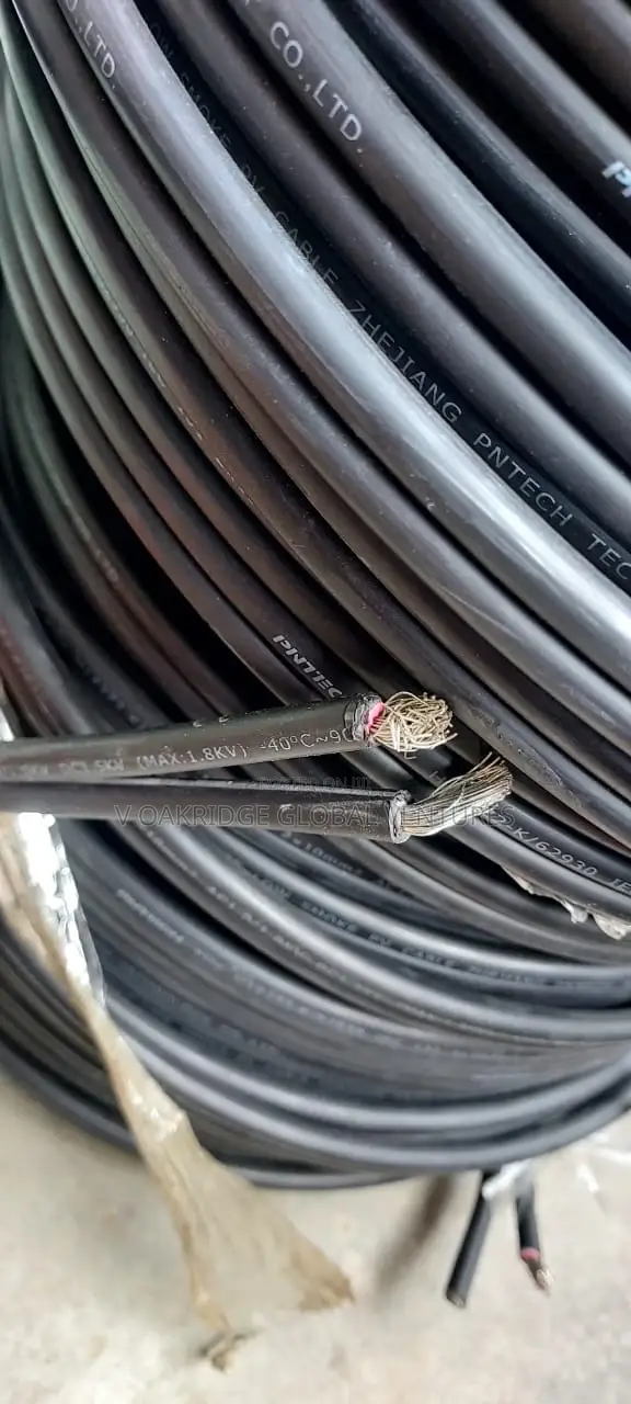 6mm 2 Core Pv Solar Panel Cable Wire