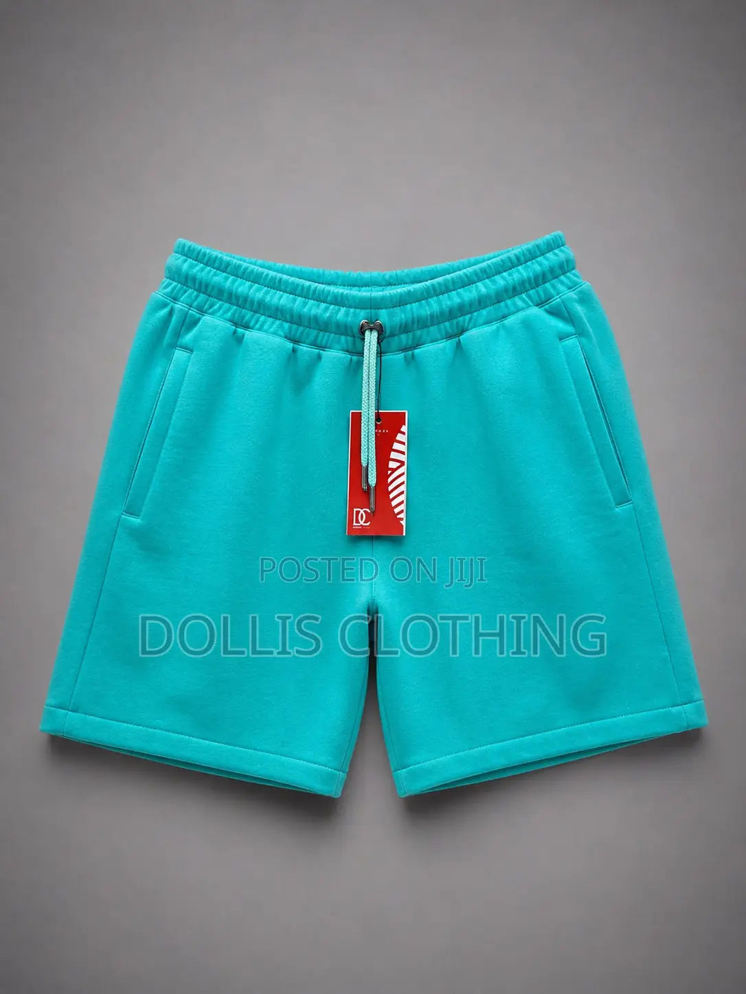 Aqua Fleece Sweat Shorts