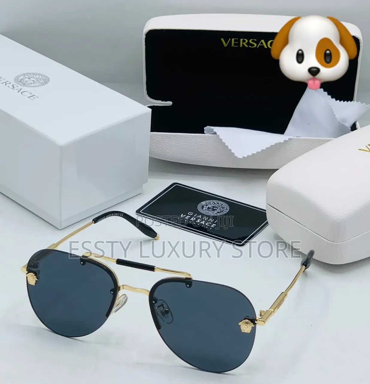 High Quality Luxury Unisex Versace Glasses