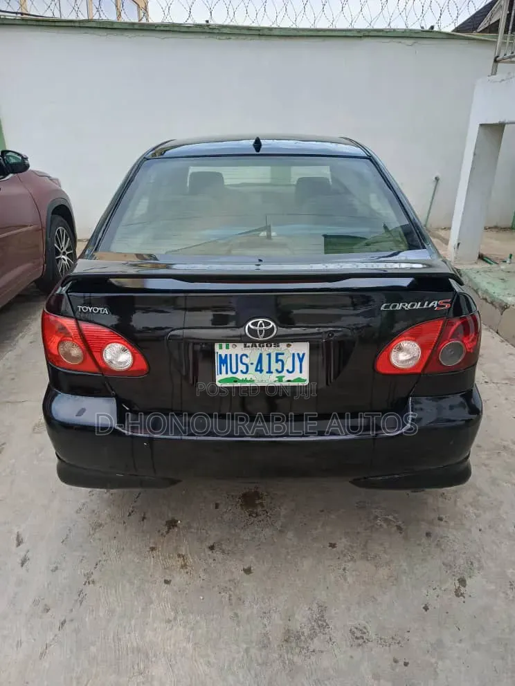 Toyota Corolla S 2007 Black