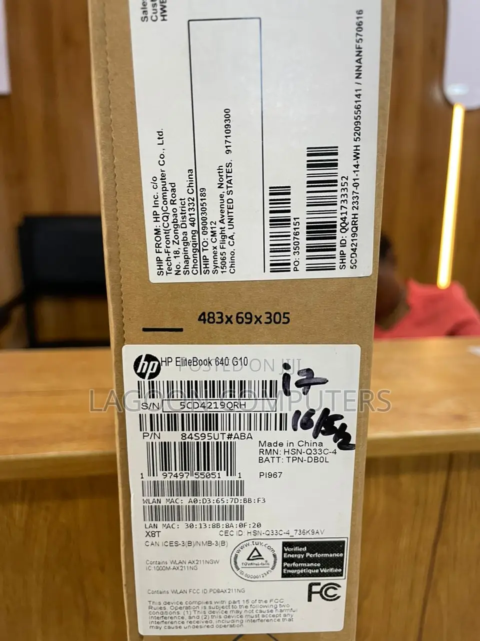 New Laptop HP EliteBook 640 G10 16GB Intel Core i7 SSD 512GB