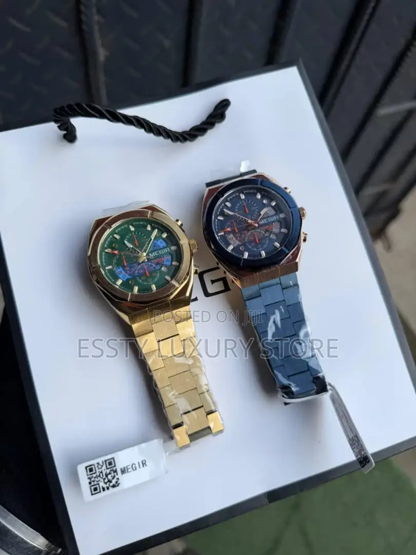 High Quality Luxury Megir Chain Wristwatches