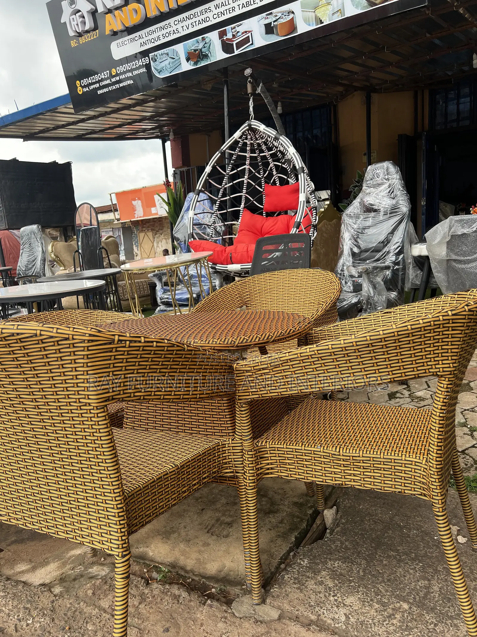4-Seater Rattan Dinning Set