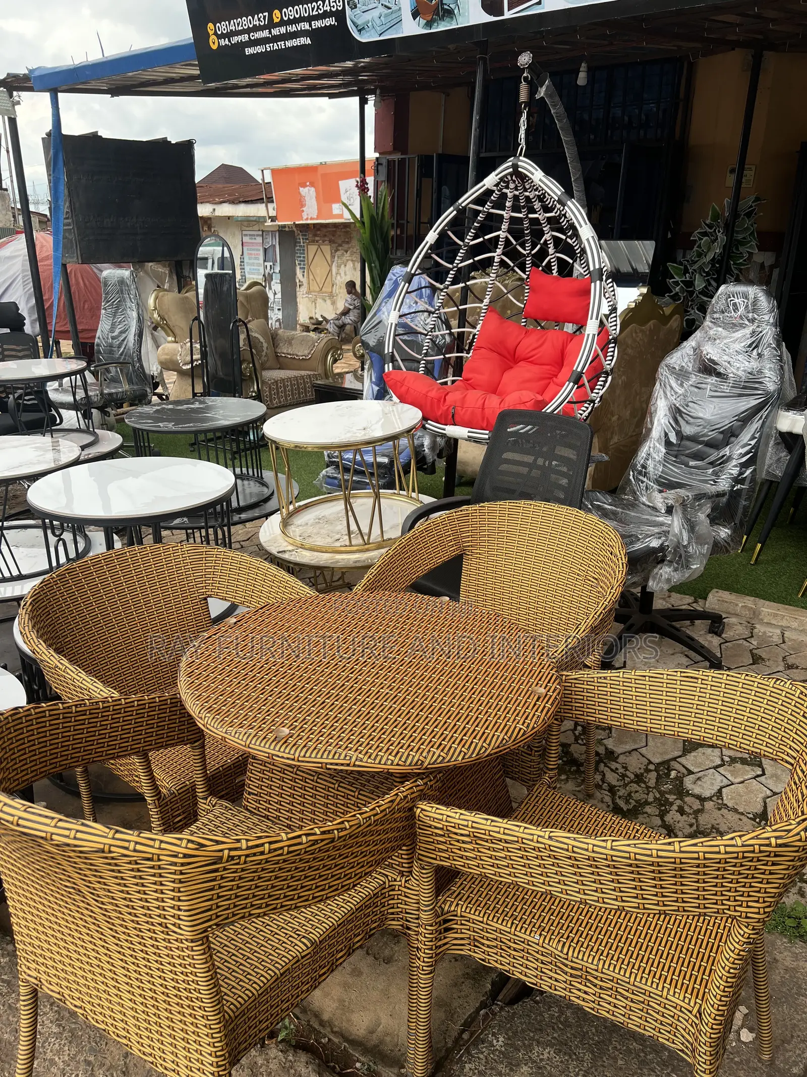 4-Seater Rattan Dinning Set