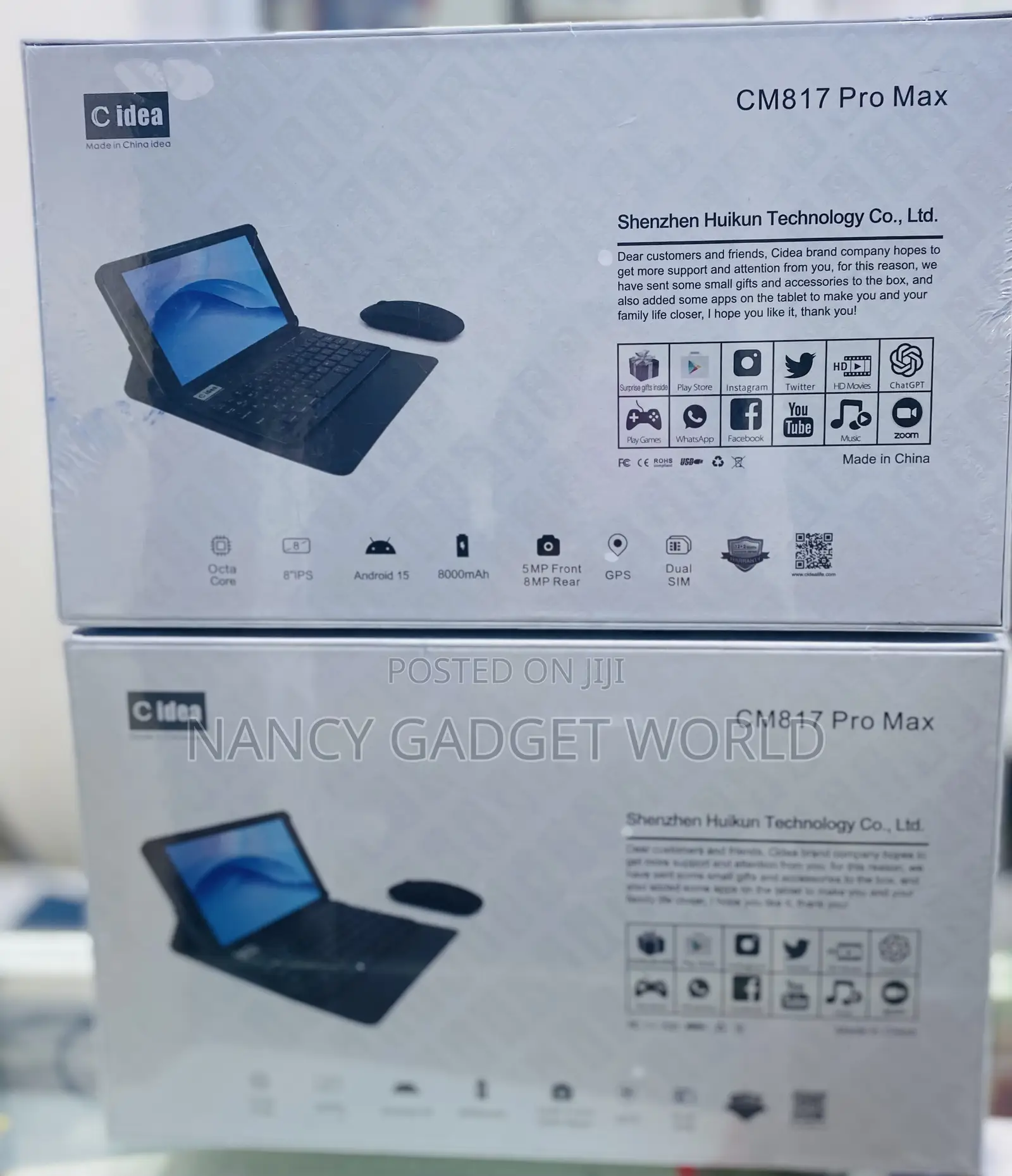 New C idea CM810 512 GB Black