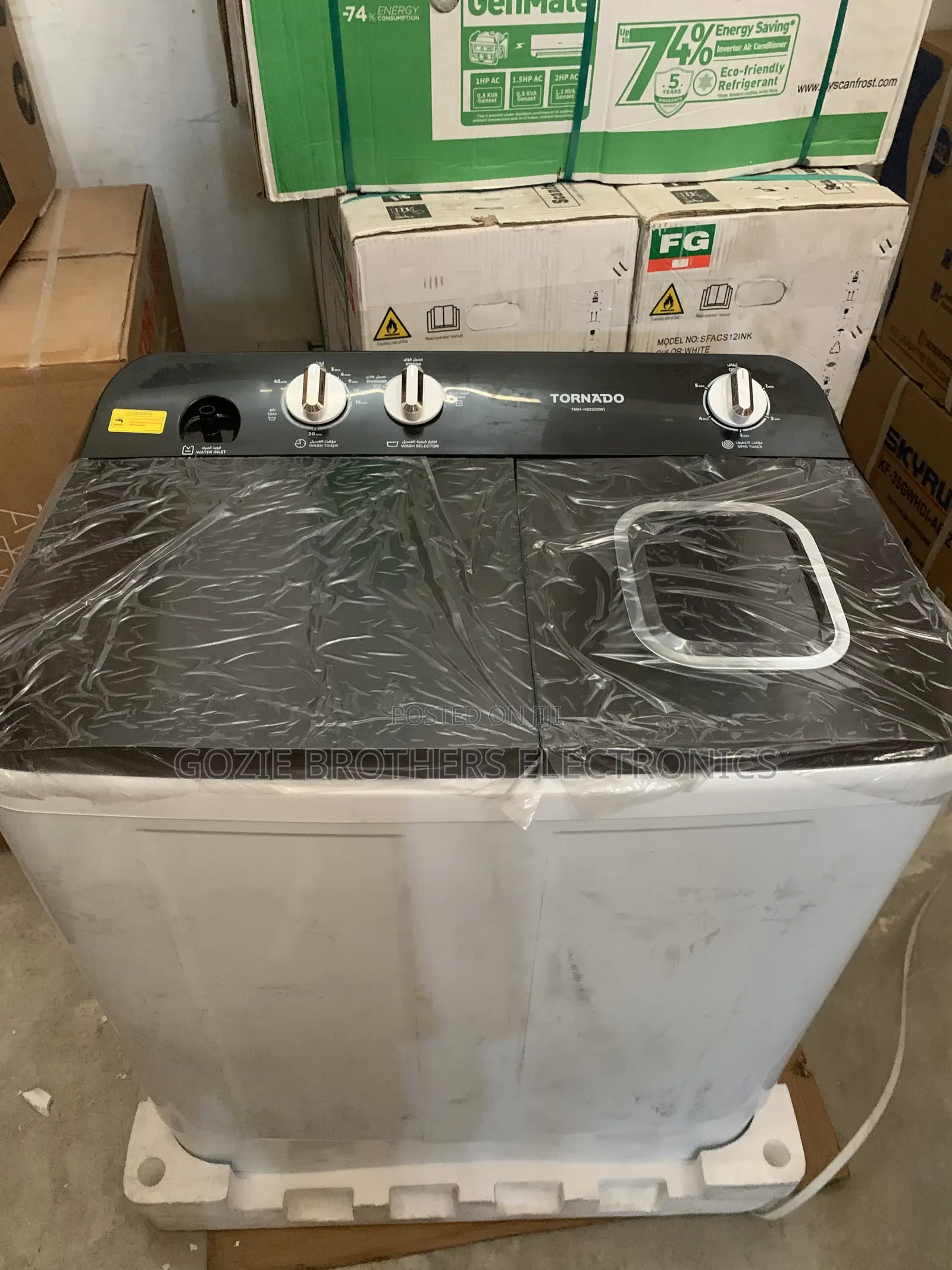 Tornado Twin Tub Washing Machine 11kg