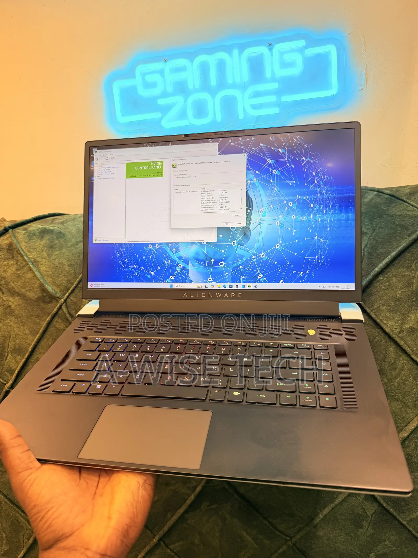 Laptop Alienware X17 R1 32GB Intel Core i7 SSD 1T