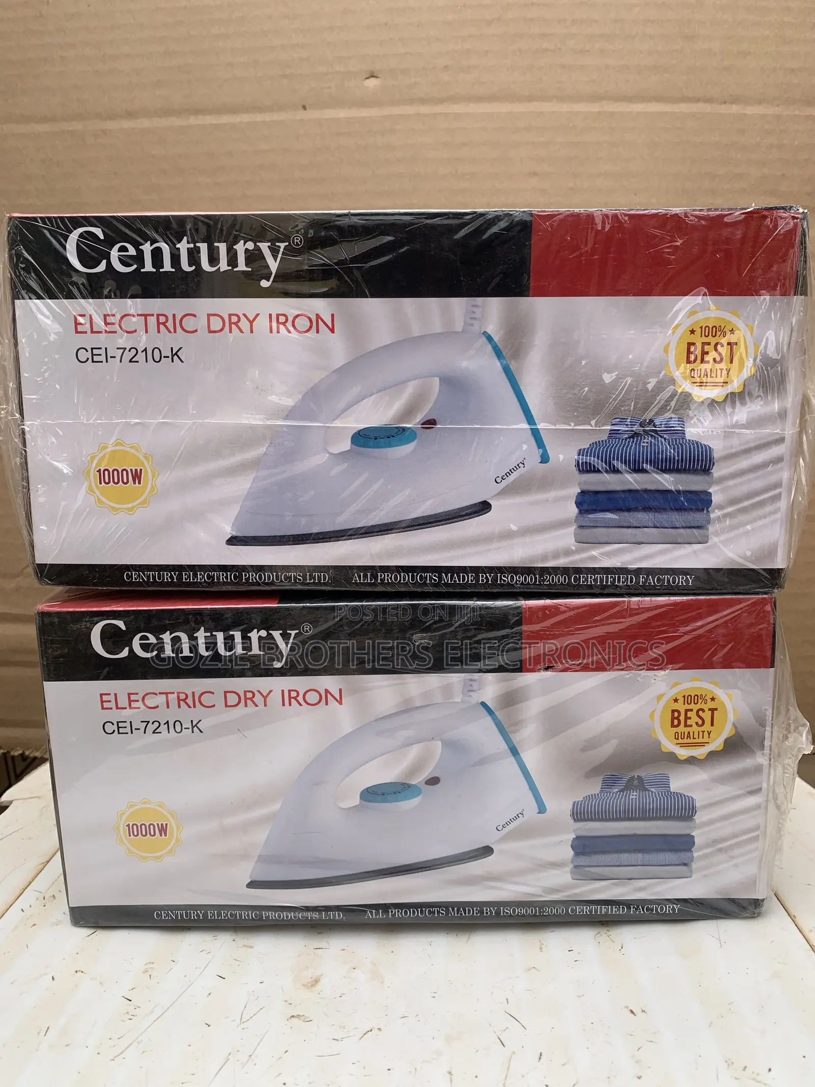 Century Dry Pressing Iron 1000watts