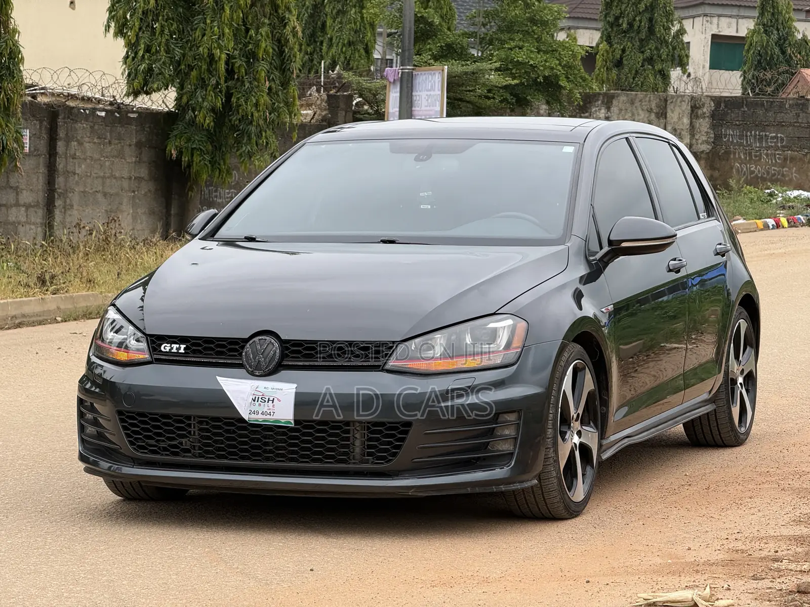 Volkswagen Golf GTI 2.0T Autobahn w/Performance Pkg 4-Door 2015 Black