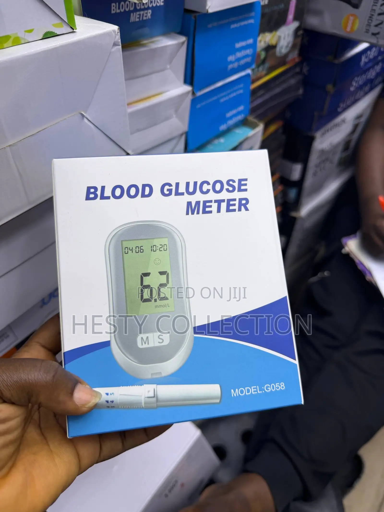 Blood Glucose Meter Sugar Level Monitor Machine Glucometer