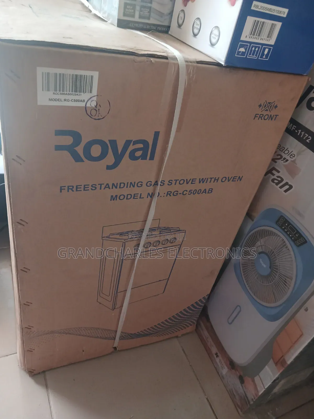 Royal Gas Cooker 4 Burners 50×60cm