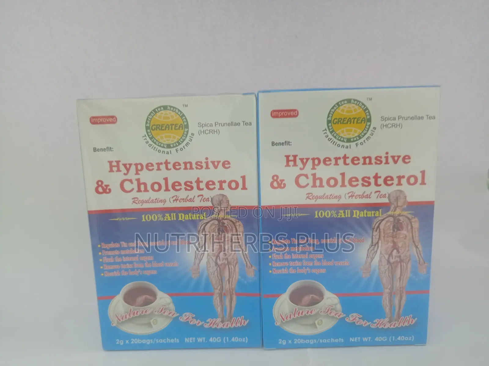 Greatea Hypertensive Cholesterol Tea: Helps Maintain Blood Pressure