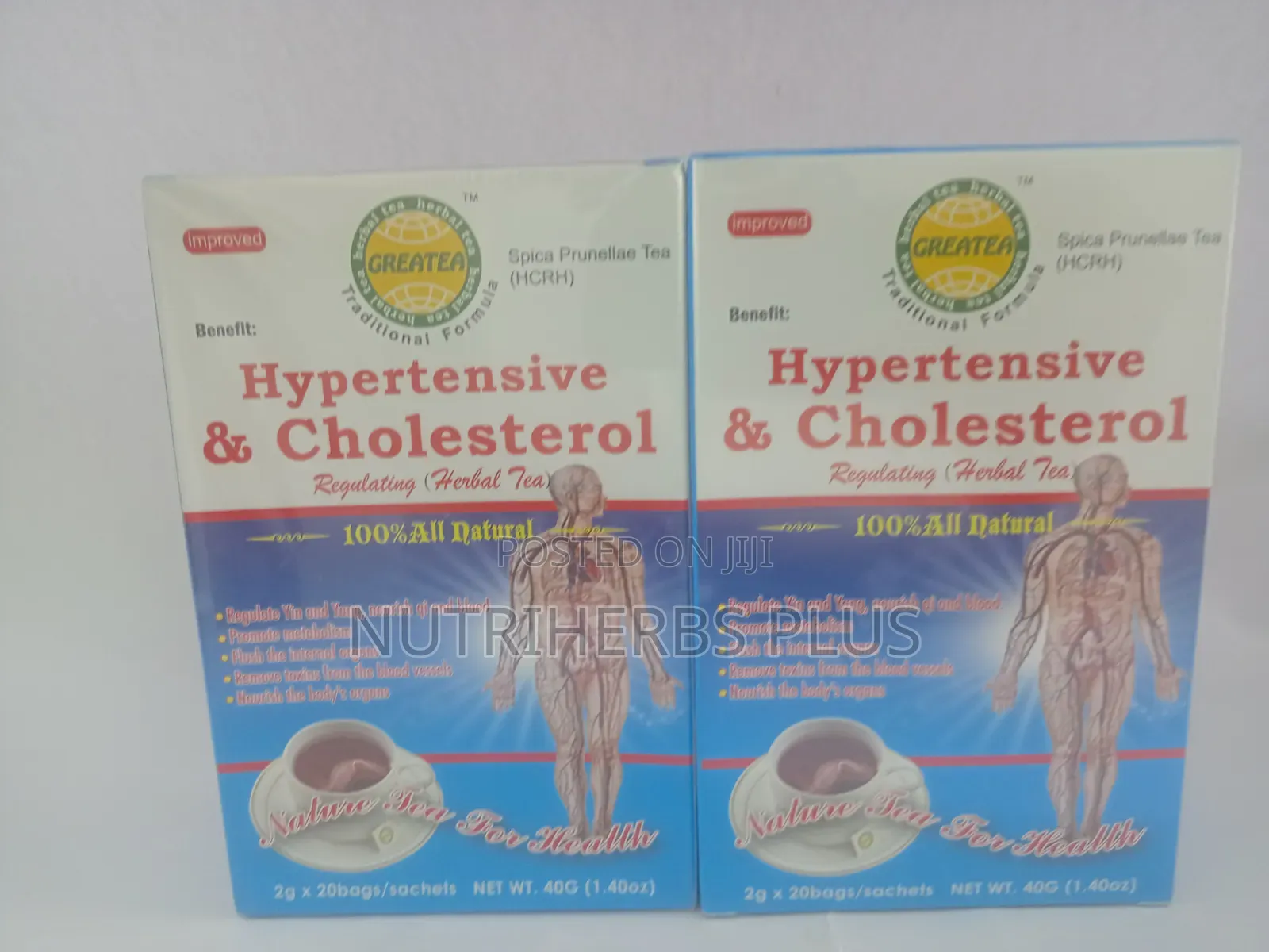 Greatea Hypertensive Cholesterol Tea: Helps Maintain Blood Pressure