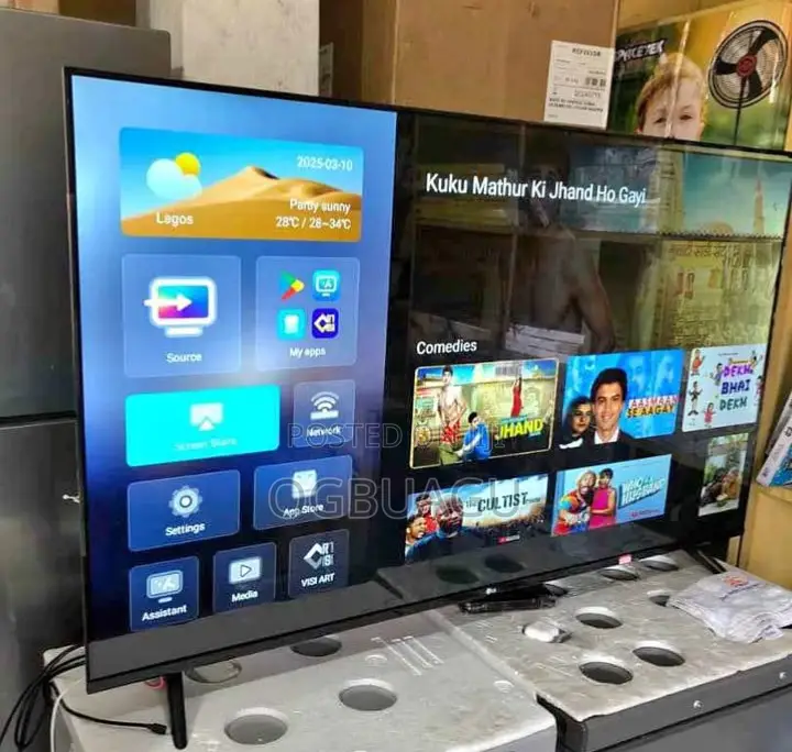 Lg 65 Inches Smart Tv View Android Ultra-Hd, Google Play, Frameless.