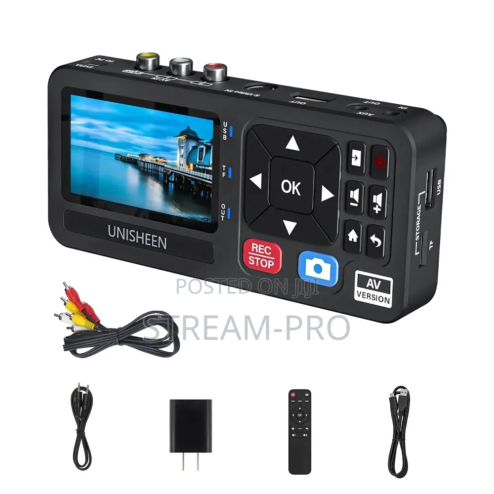 Unisheen Ur230a Video Recorder Rca Svideo With Screen