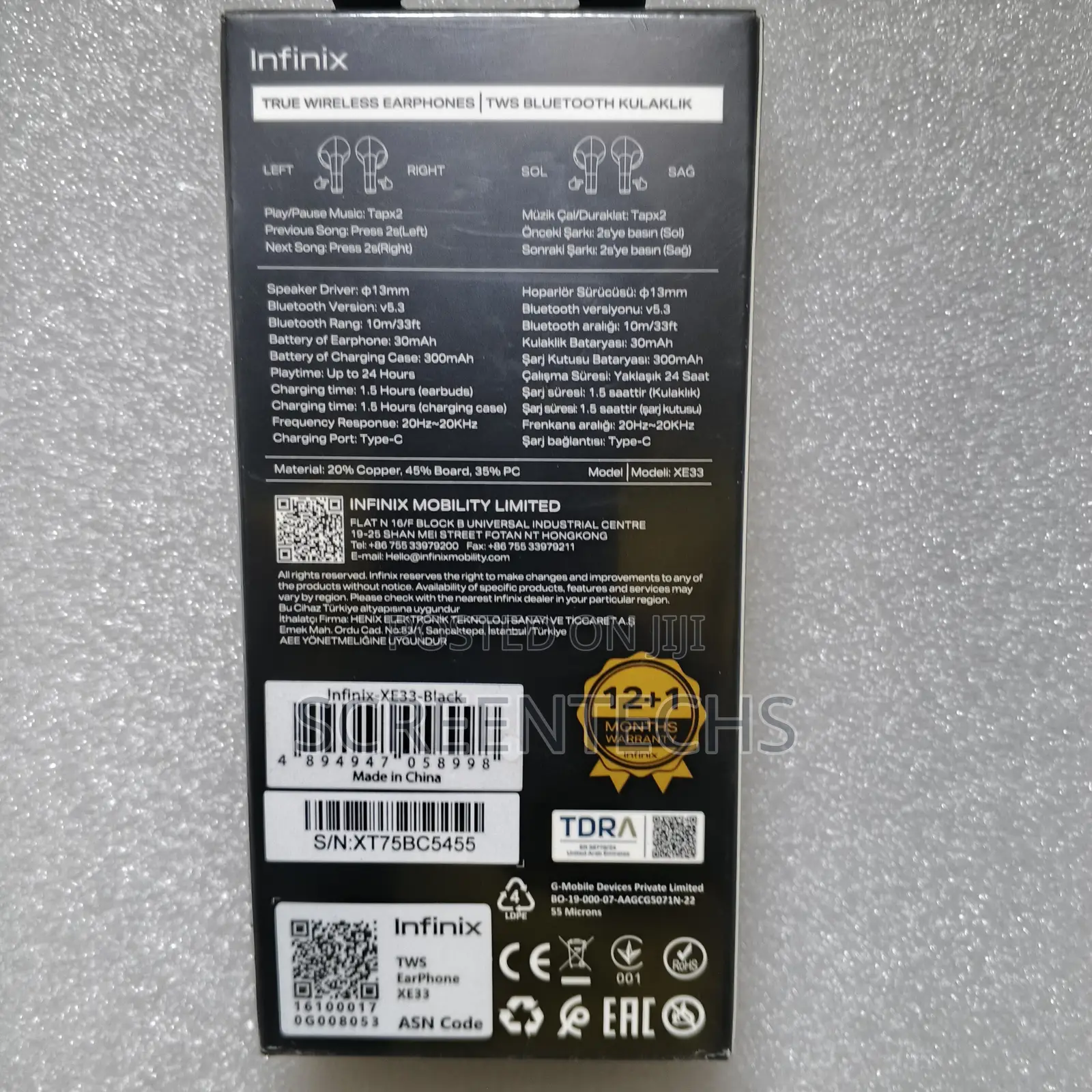 Original Infinix Xbuds 3 Lite