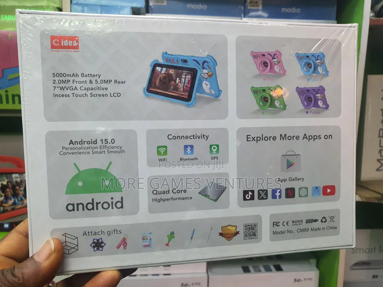 New C idea CM80 256 GB Blue