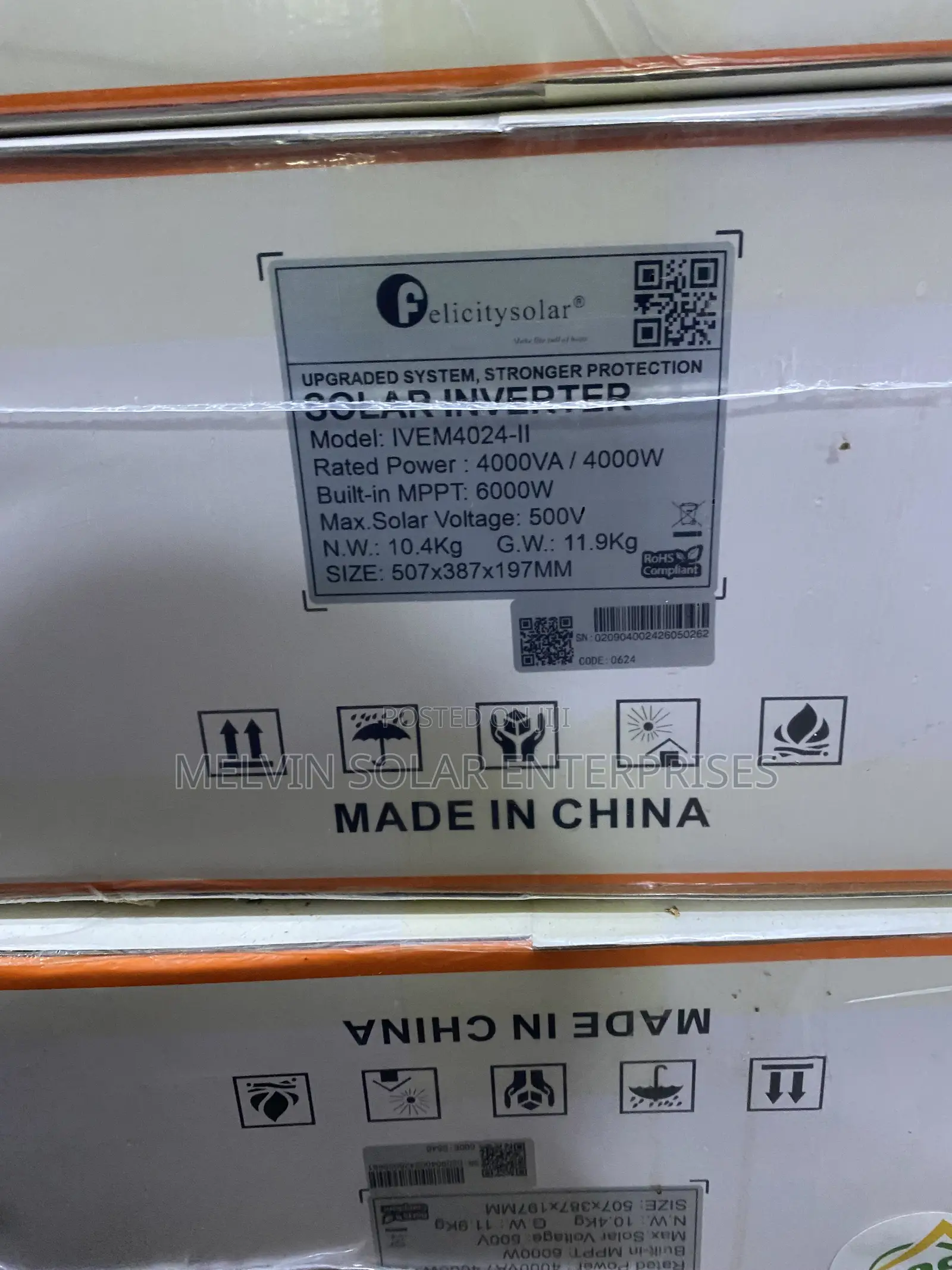 4kva 24v Hybrid Felicitysolar Inverter Available in Store Now Dm