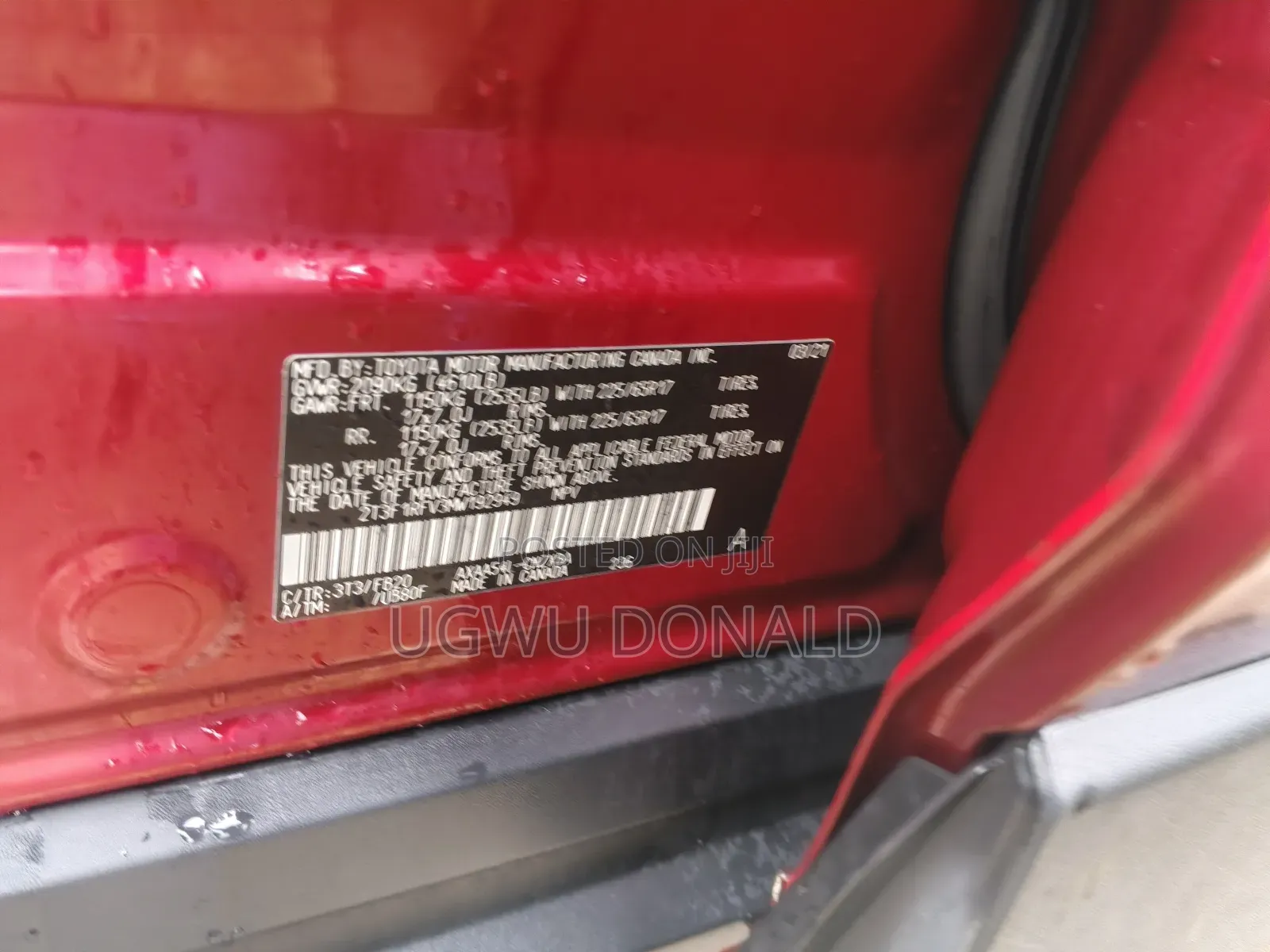 Toyota RAV4 2021 Red